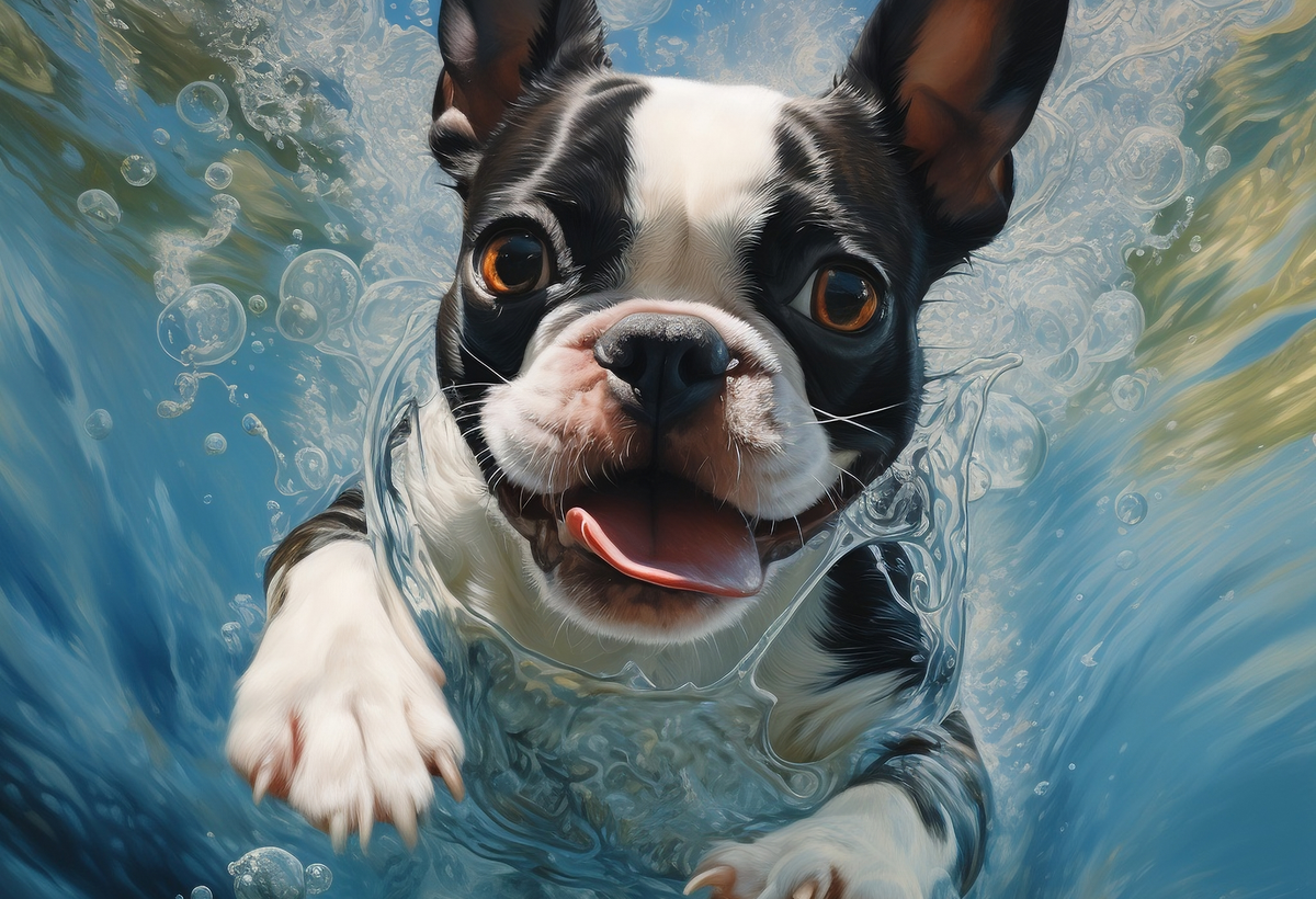 Do boston terriers have webbed sale feet