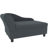 Pet Sofa Bed Couch With Storage - Dark Gray