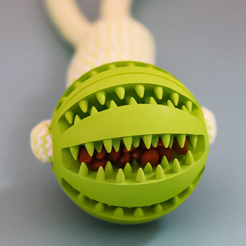 Dog Treat Ball Chewing Toy Resistant Rubber