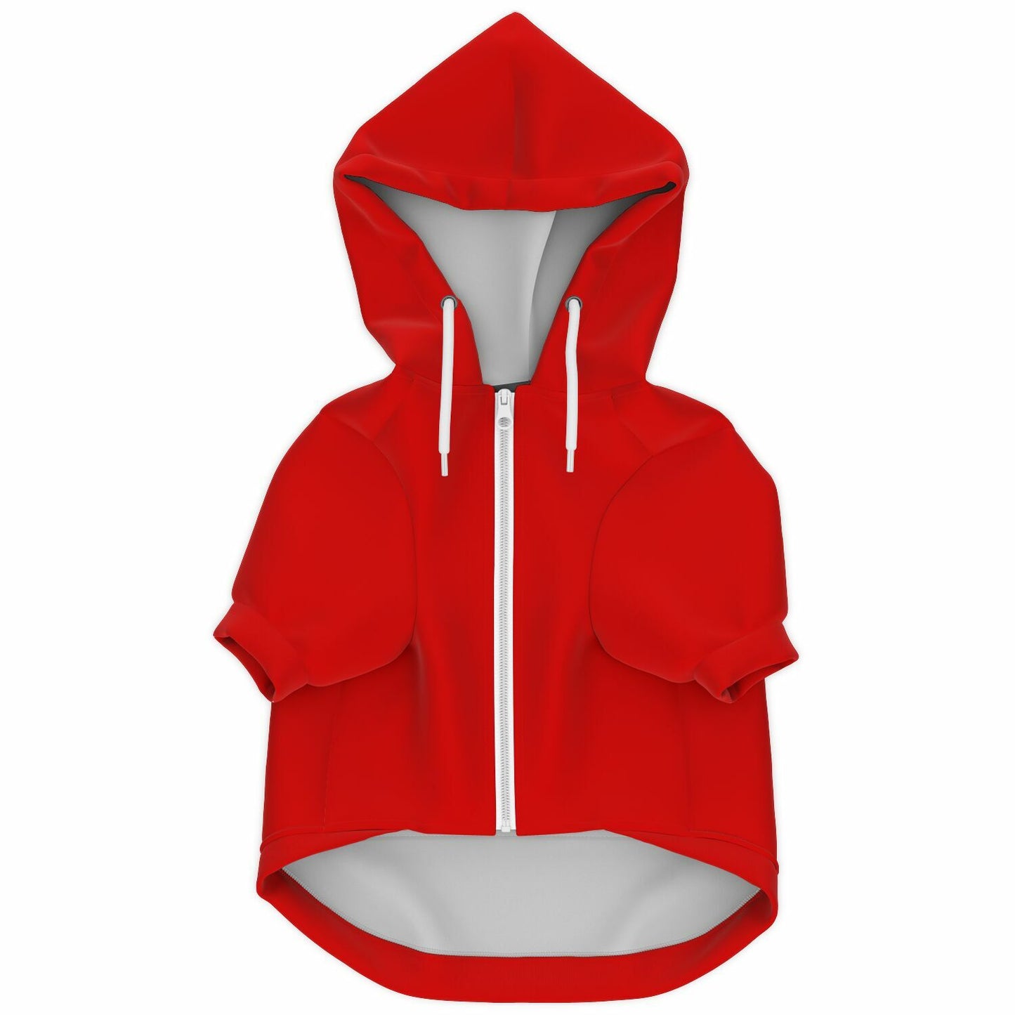 Red Holiday Dog Zip-Up Hoodie - Ho Ho Ho copy copy