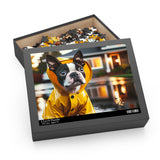 Rainy Day Boston Terrier Dog Puzzle (120, 252, 500-Piece)