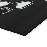 Bostie Face Glass Cutting Board - Black