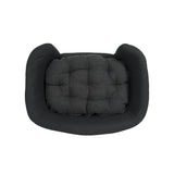 Mid-Century Modern Dog Bed - Dark Gray