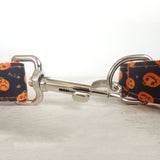 Halloween Style Collar With Bow Tie And Leash Set