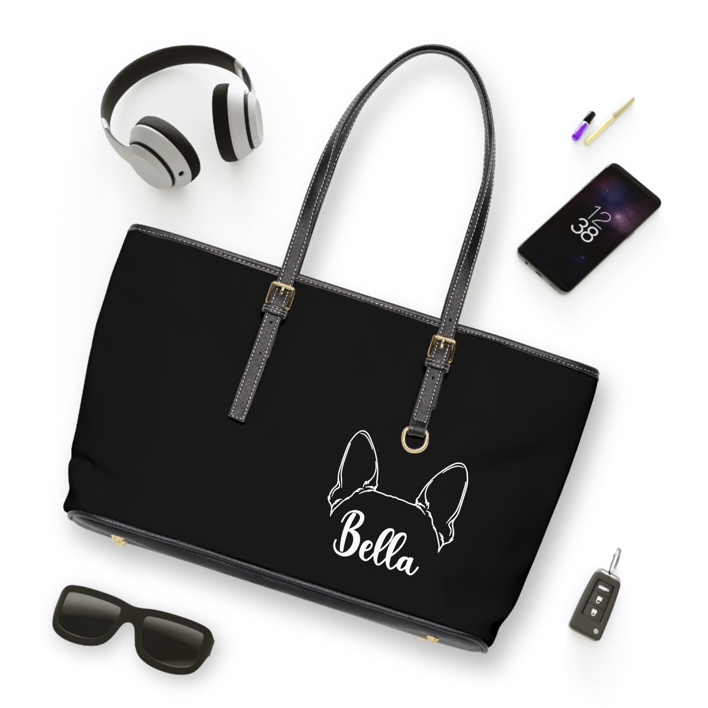 Boston Ears - Custom PU Leather Shoulder Bag