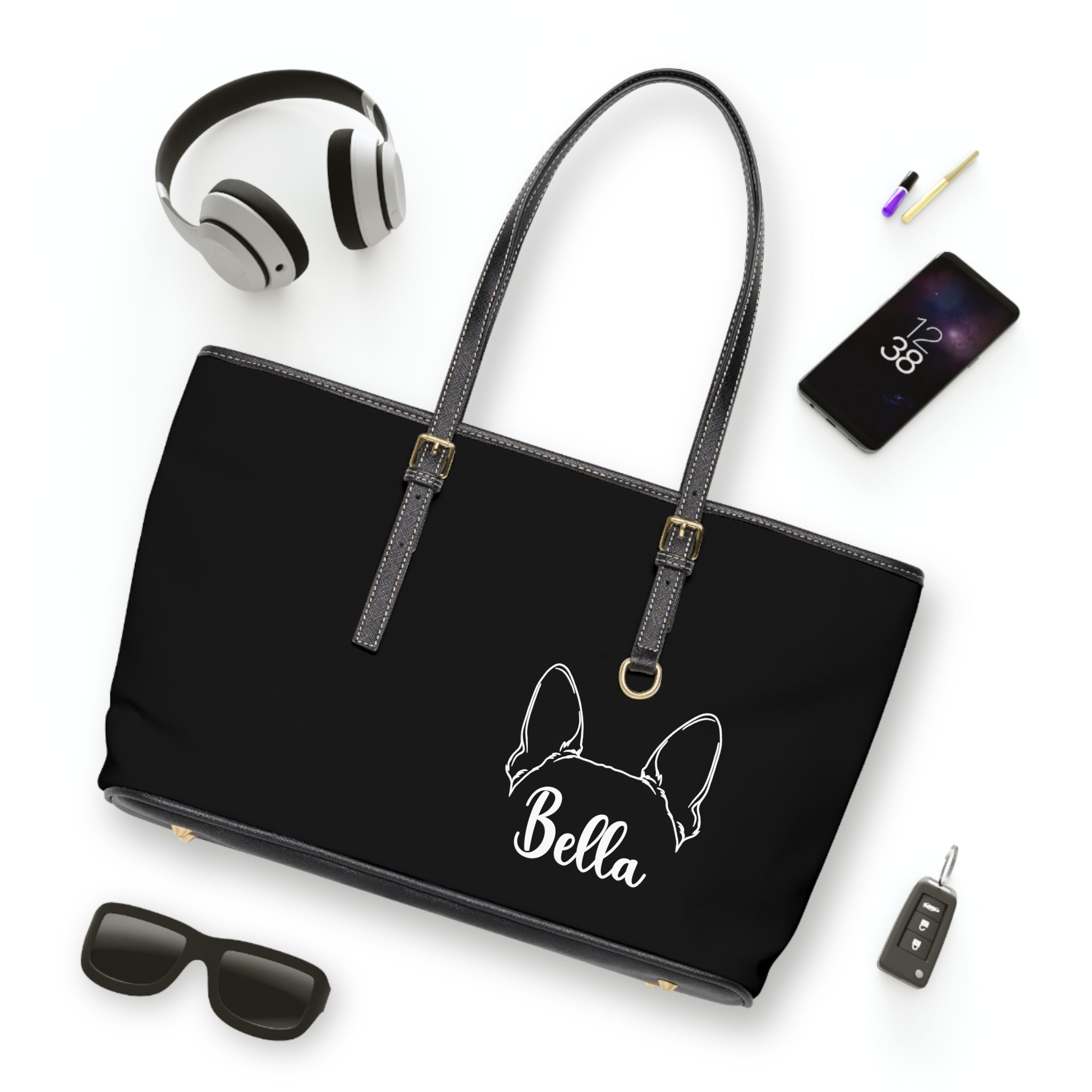 Boston Ears - Custom PU Leather Shoulder Bag