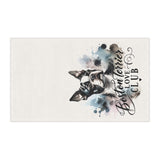 Elegant Watercolor Boston Terrier Art Kitchen Towel - Boston Terrier Love Club