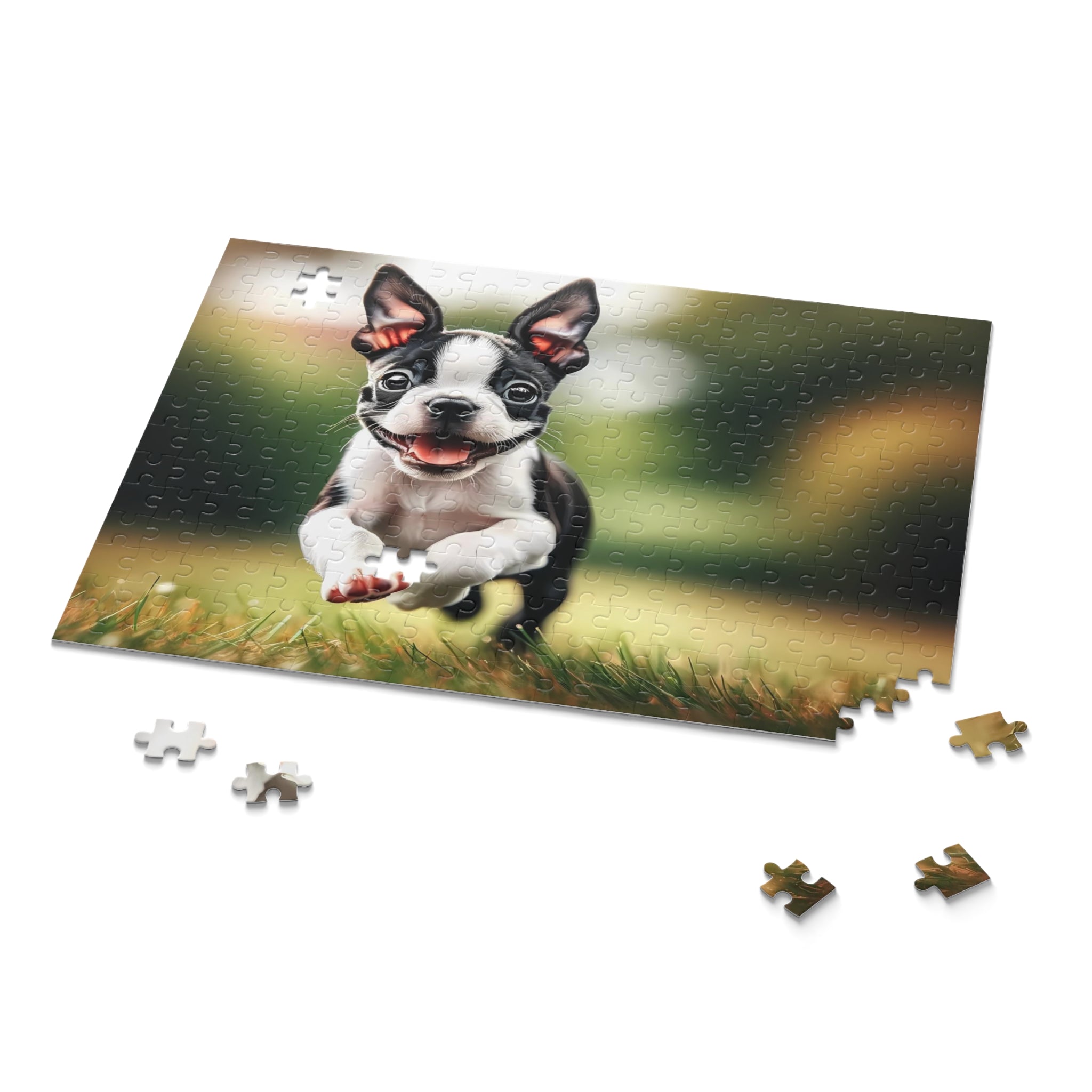 Boston Terrier Puppy Puzzle (120, 252, 500-Piece)
