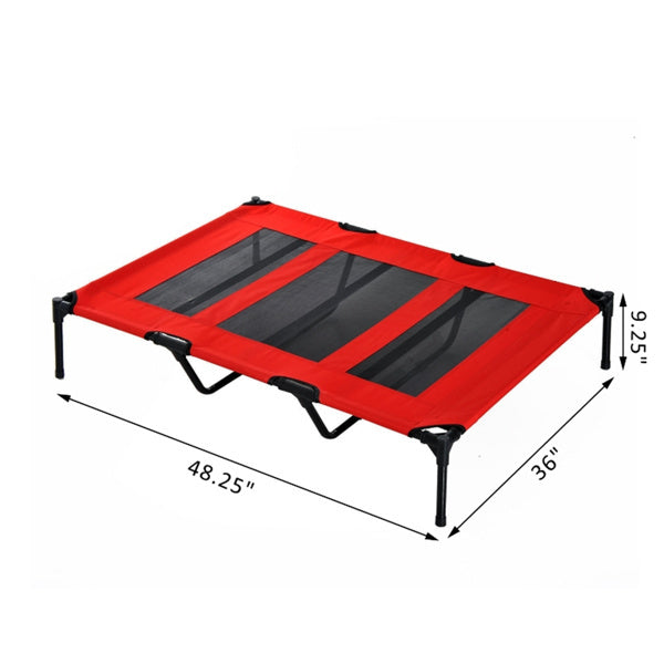 Elevated Pet Bed - Red