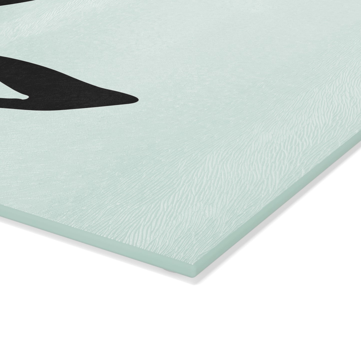 Boston Terrier Head Tilt Glass Cutting Board