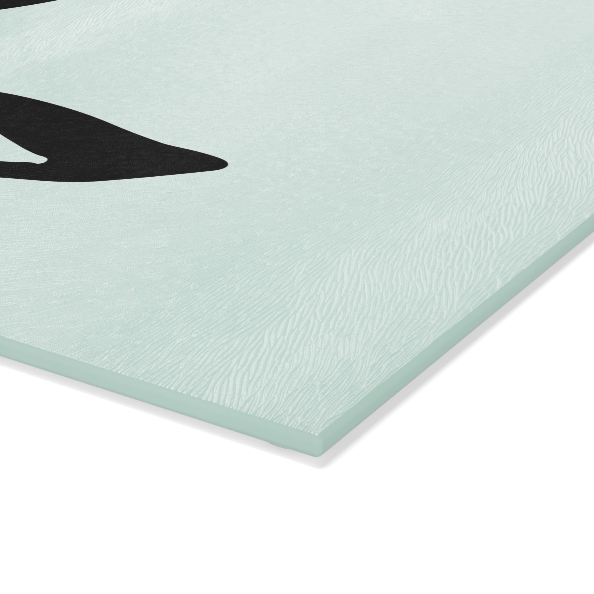 Boston Terrier Head Tilt Glass Cutting Board