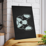 Bostie Face Glass Cutting Board - Black