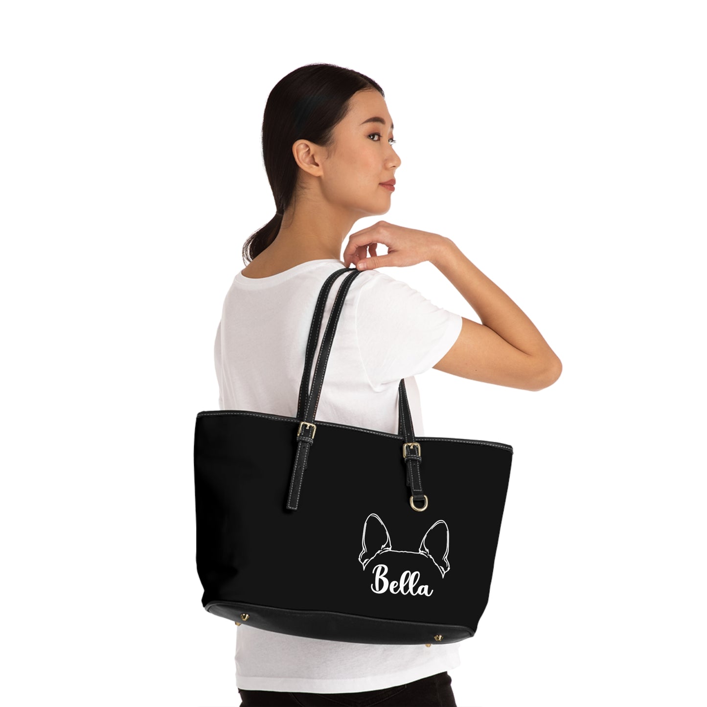 Boston Ears - Custom PU Leather Shoulder Bag