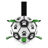 Dog Soccer Ball Interactive Dog Toy Floatable Squeaky Ball