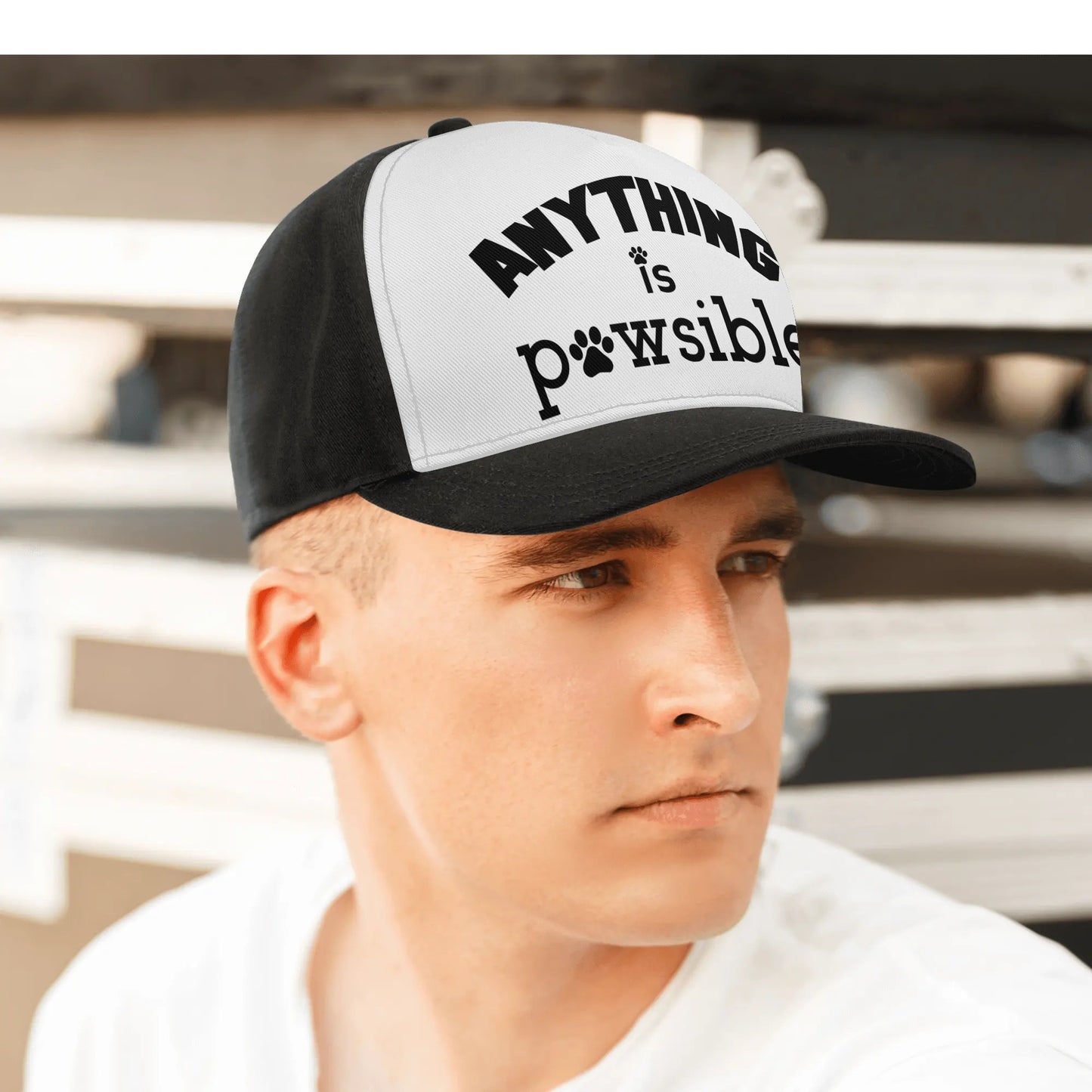 Anything Is Pawsible Baseball Cap