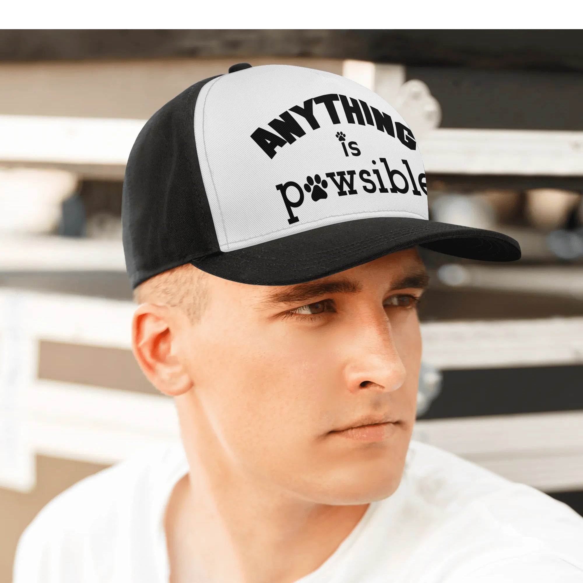 Anything Is Pawsible Baseball Cap