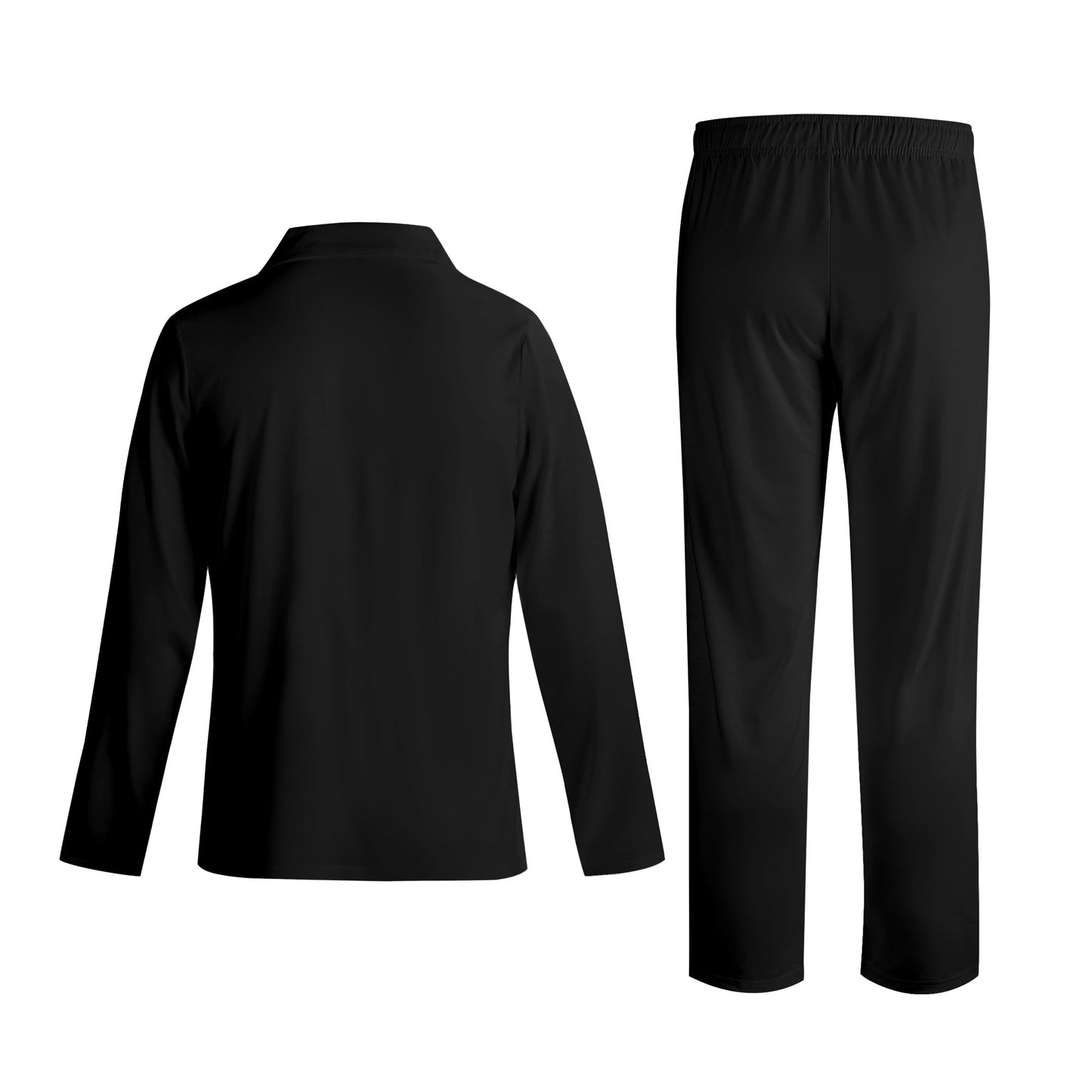 Starry Night - Unisex 2-Piece Notch Collar Long-Sleeve Pajama Set