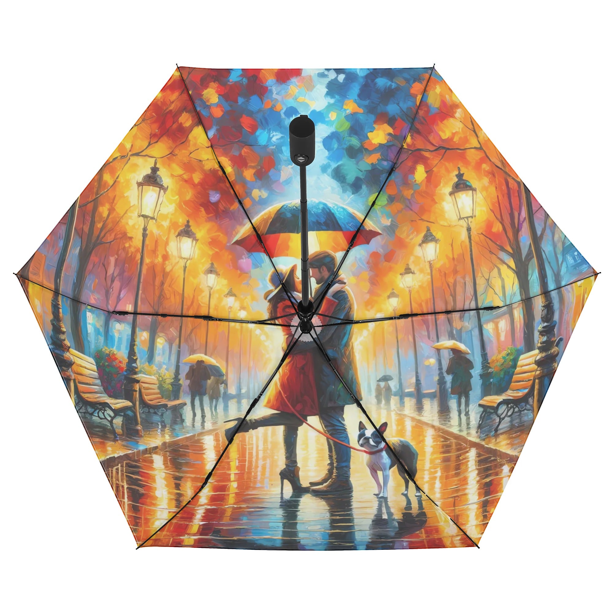 Rainy Embrace Lightweight Auto Open & Close Umbrella