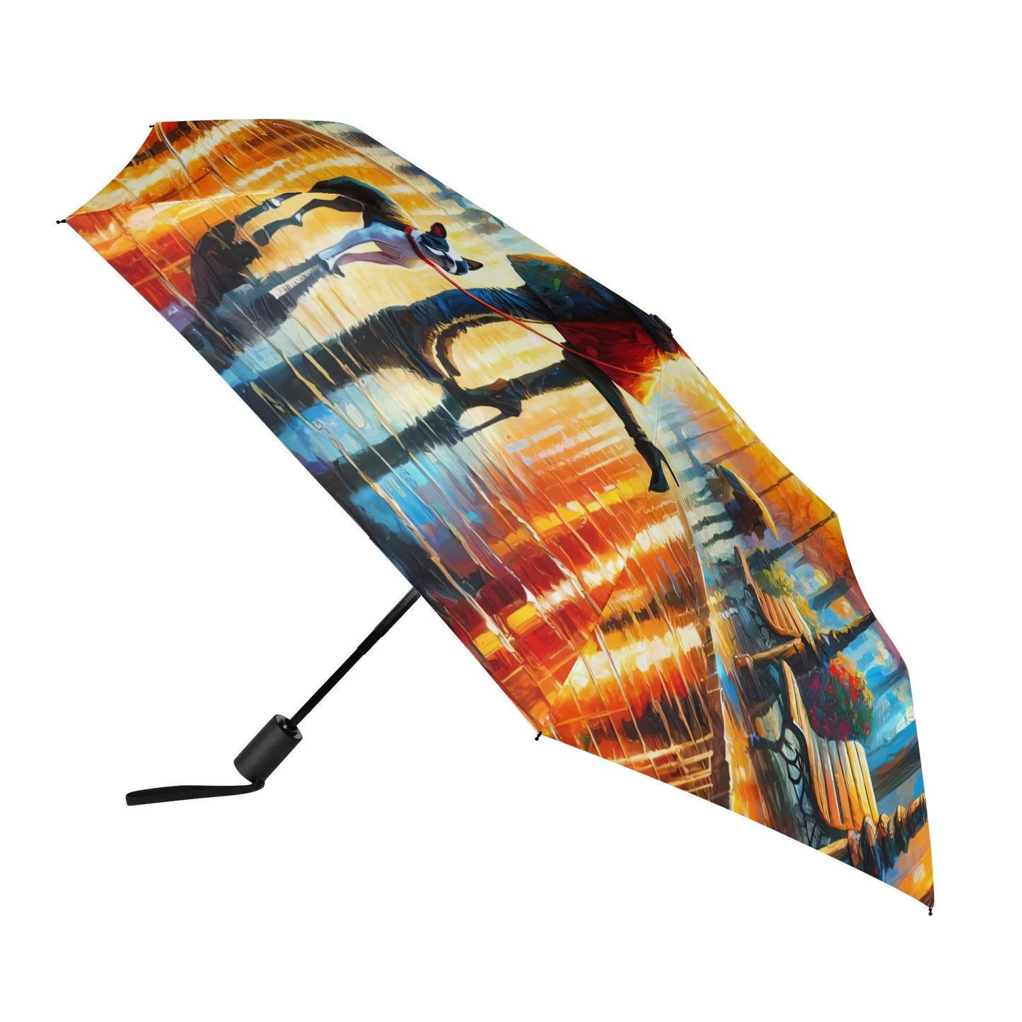 Rainy Embrace Lightweight Auto Open & Close Umbrella