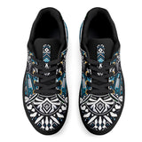 Hawaiian Boston Terrier Dog Unisex Low Top PU Mesh Skateboard Shoes