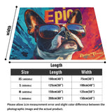Epic Boston Terrier Dog Flannel Blanket