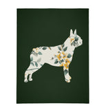 Lucy - Boston Terrier Dog Flannel Blanket