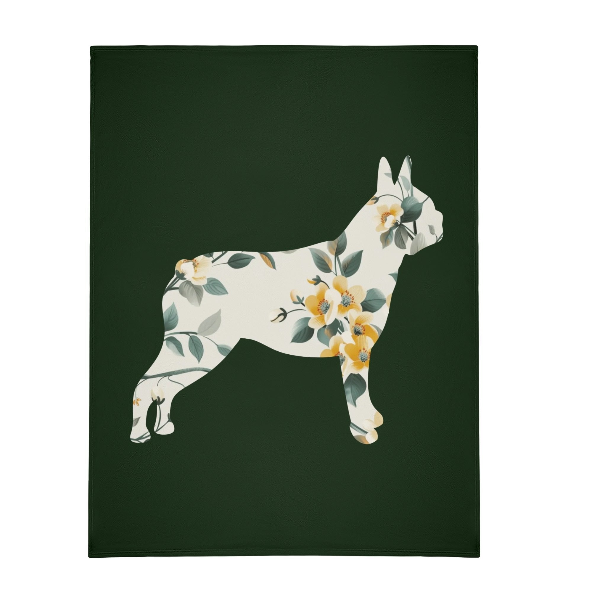 Lucy - Boston Terrier Dog Flannel Blanket