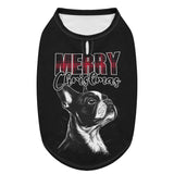 Merry Christmas Boston Terrier Dog Shirt
