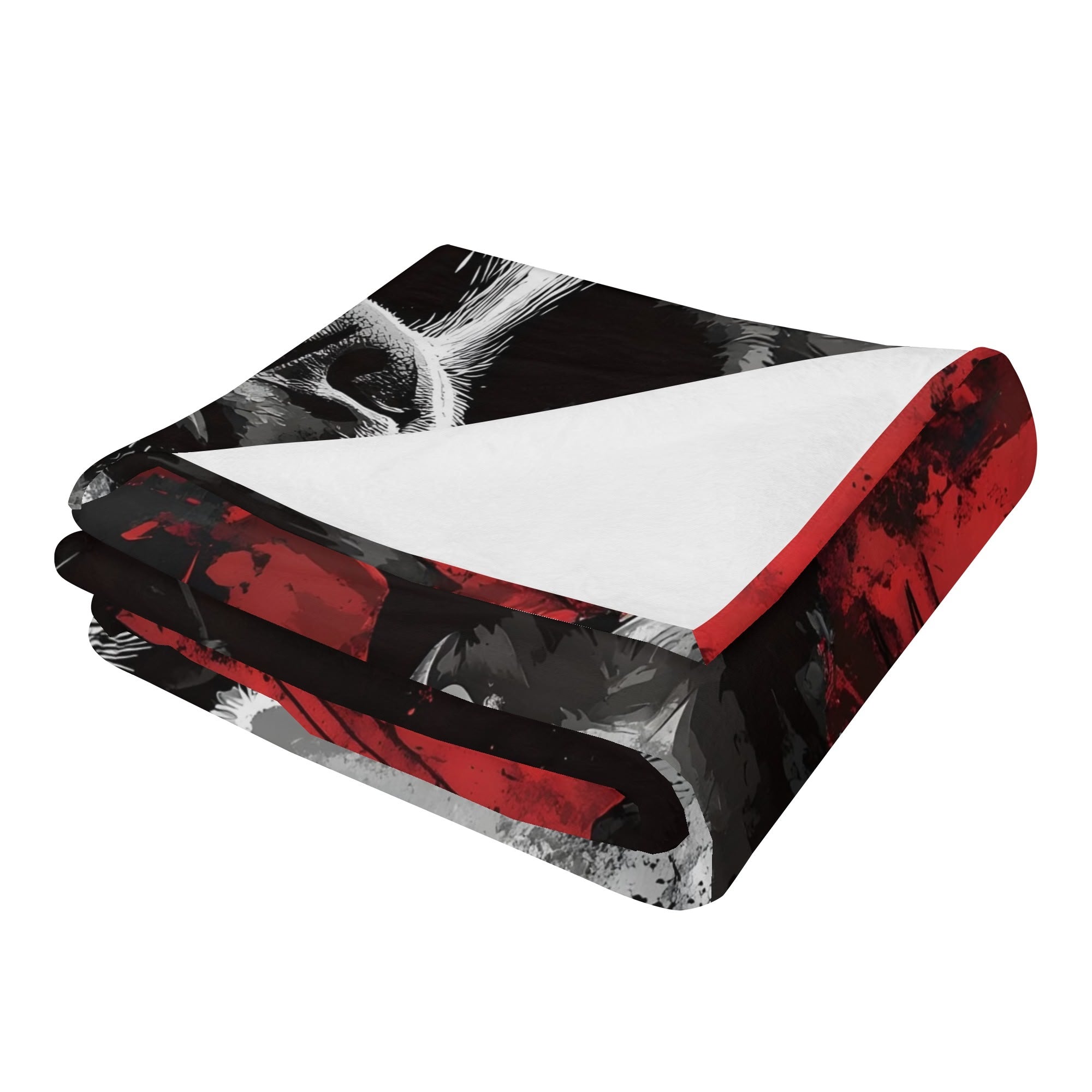 Grunge Boston Terrier Flannel Blanket - 4 Cozy Sizes for Ultimate Comfort and Style