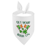 Get Your Irish On Saint Patrick Dog Bandana
