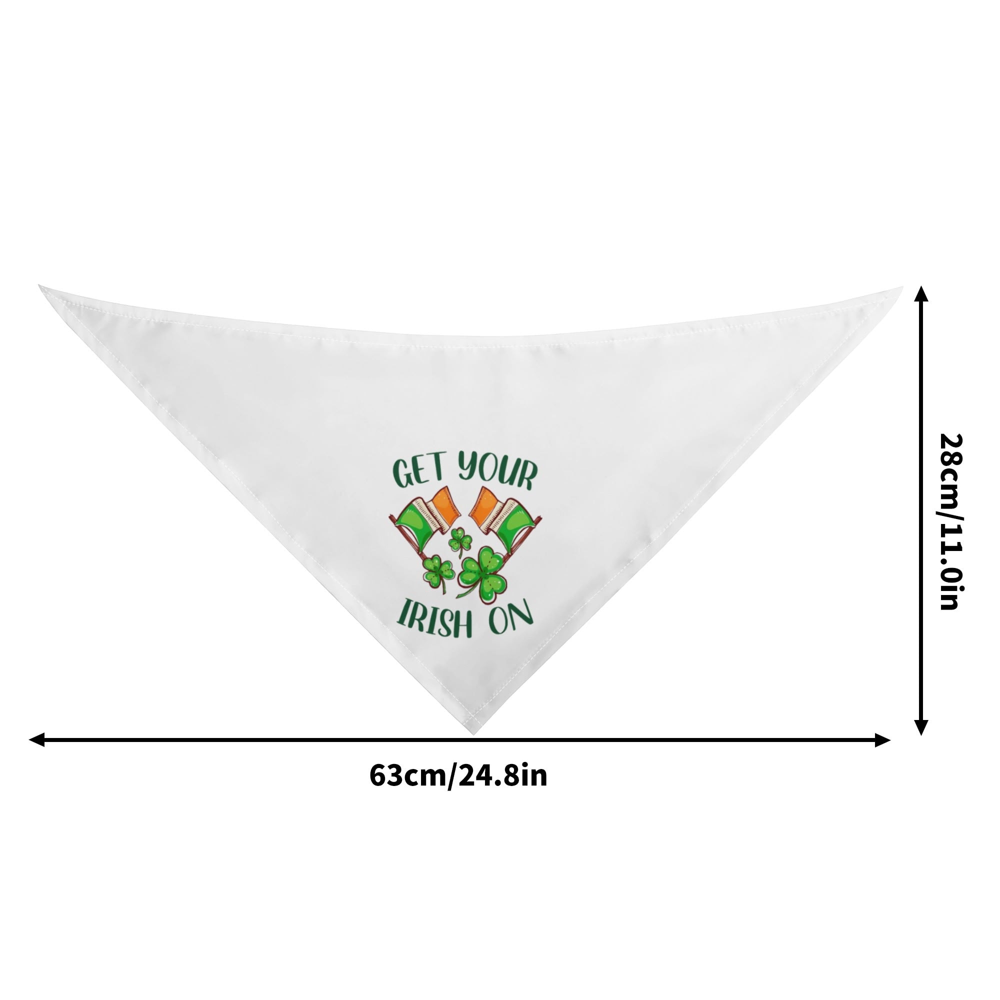 Get Your Irish On Saint Patrick Dog Bandana