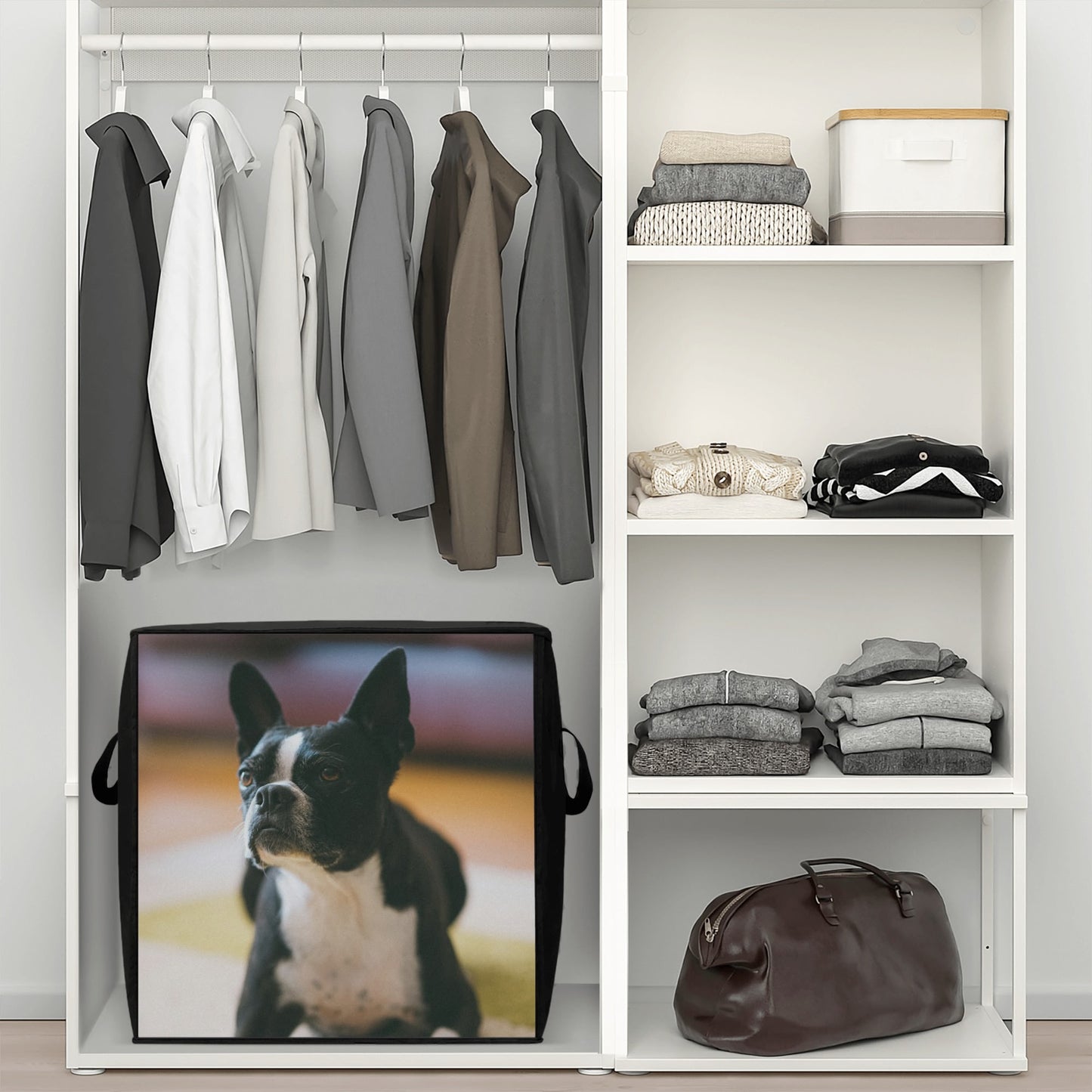 Custom Storage Box Bag Using Dog Photo