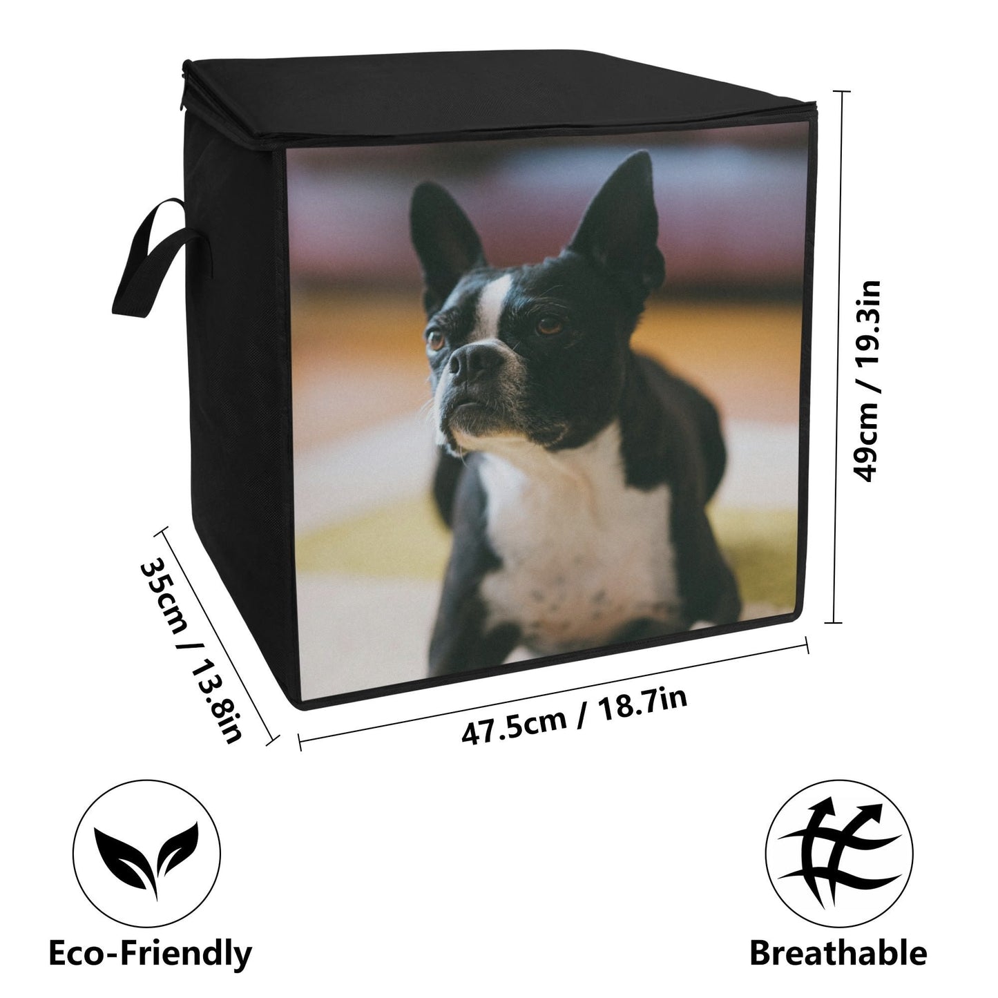 Custom Storage Box Bag Using Dog Photo