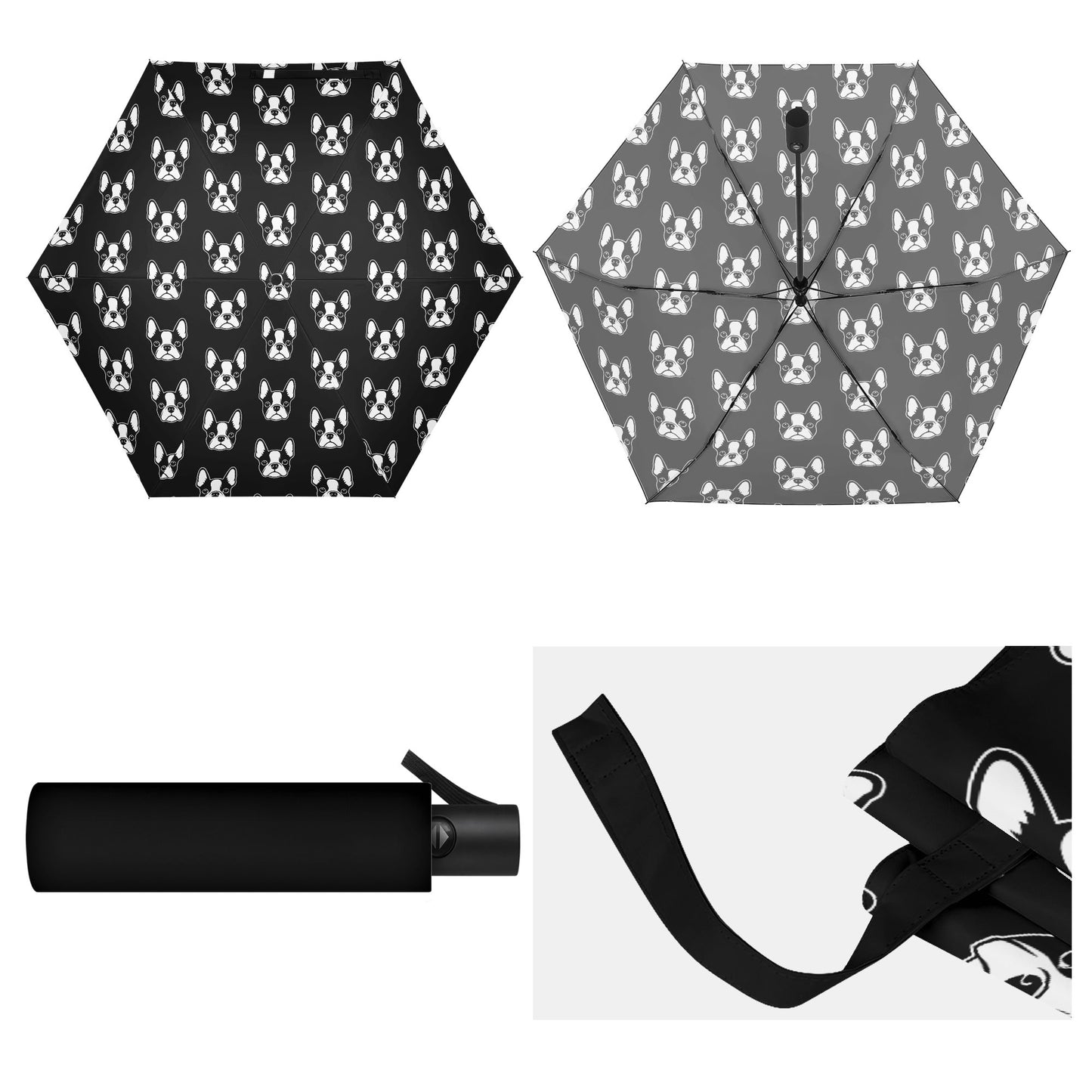 Bostie Faces Lightweight Auto Open & Close Umbrella