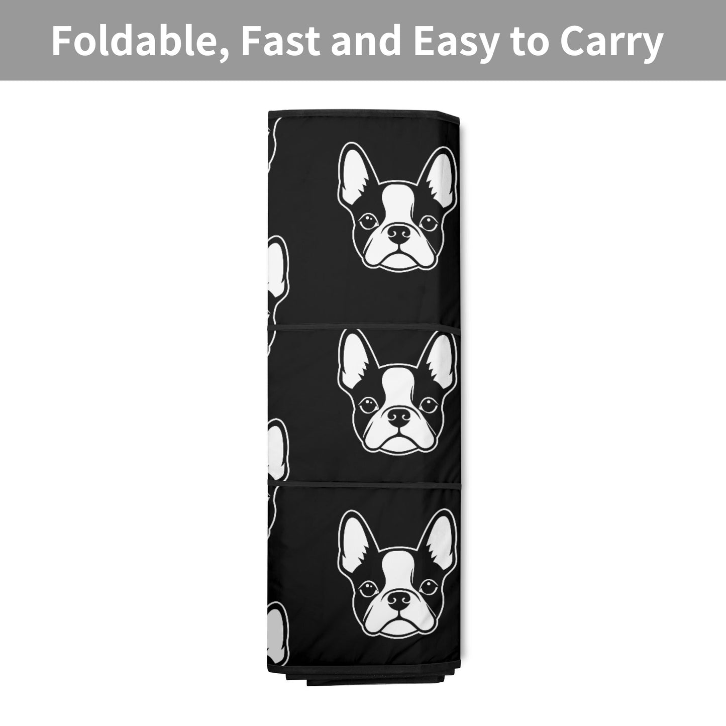 Bostie Faces Car Sunshade