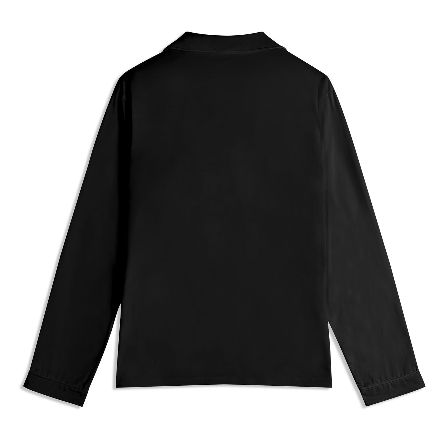 Custom Dog Portrait Unisex Long Sleeve Adult Nightwear Pajama Set Using Dog Photo and Name