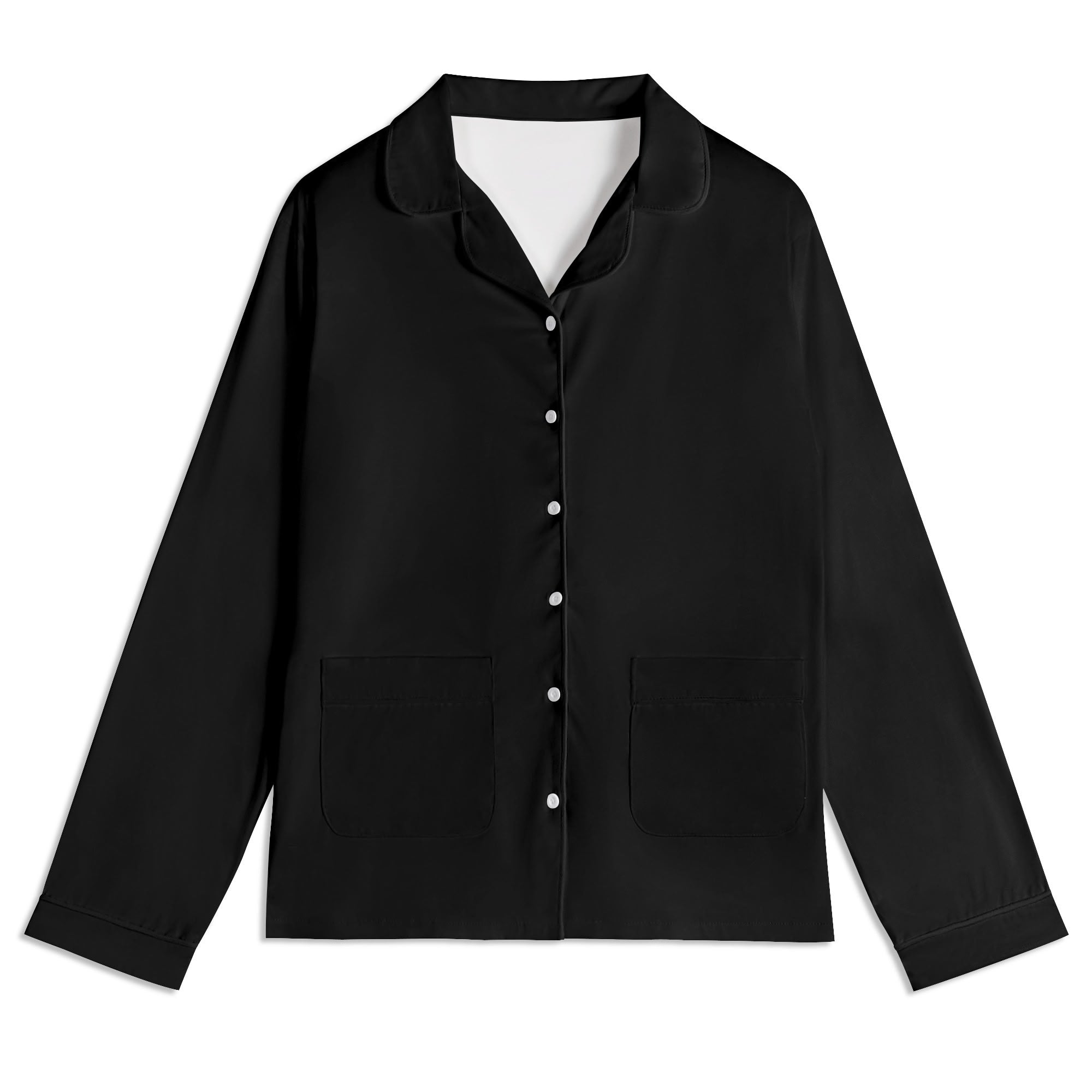 Custom Dog Portrait Unisex Long Sleeve Adult Nightwear Pajama Set Using Dog Photo and Name