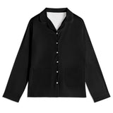 Custom Dog Portrait Unisex Long Sleeve Adult Nightwear Pajama Set Using Dog Photo and Name