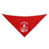 Im On The Naughty List Christmas Dog Bandanas - Red