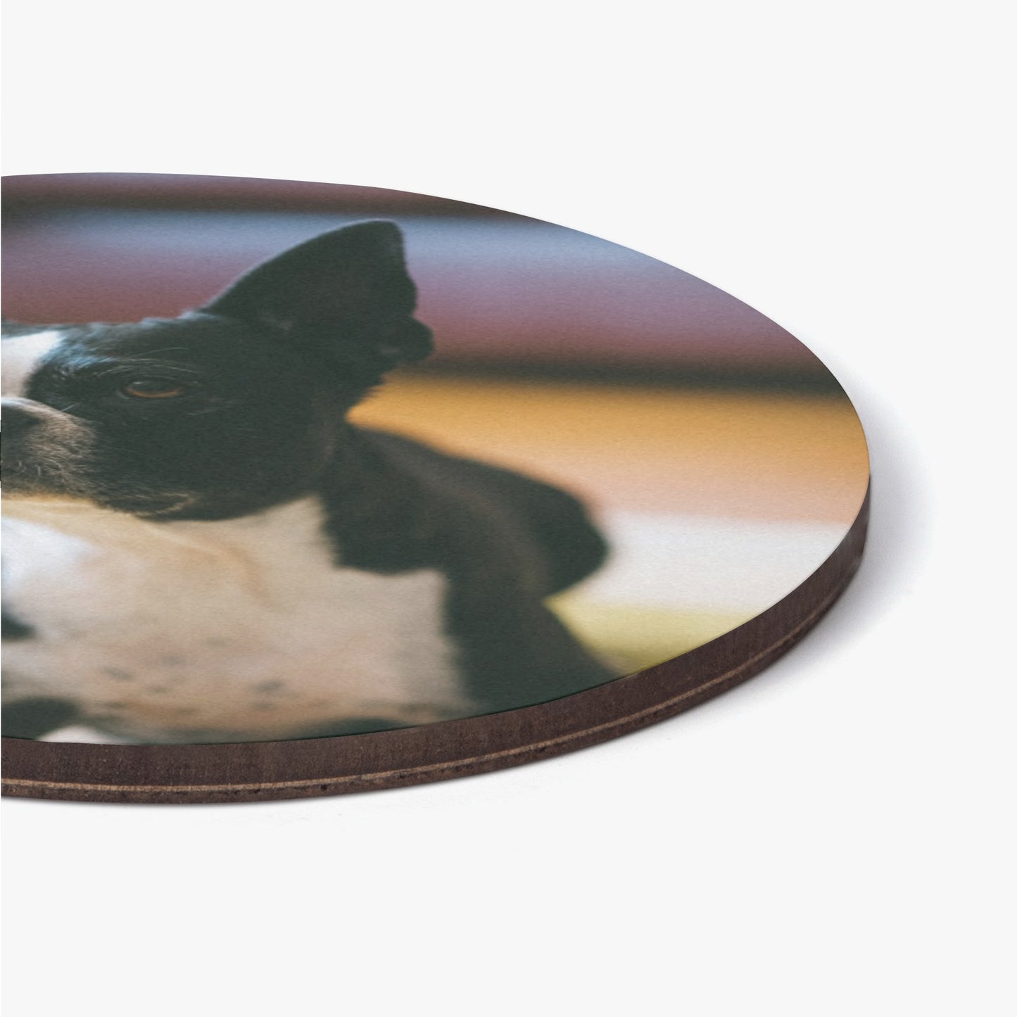 Custom Wood Coaster Using Dog Photo (4 Pcs)