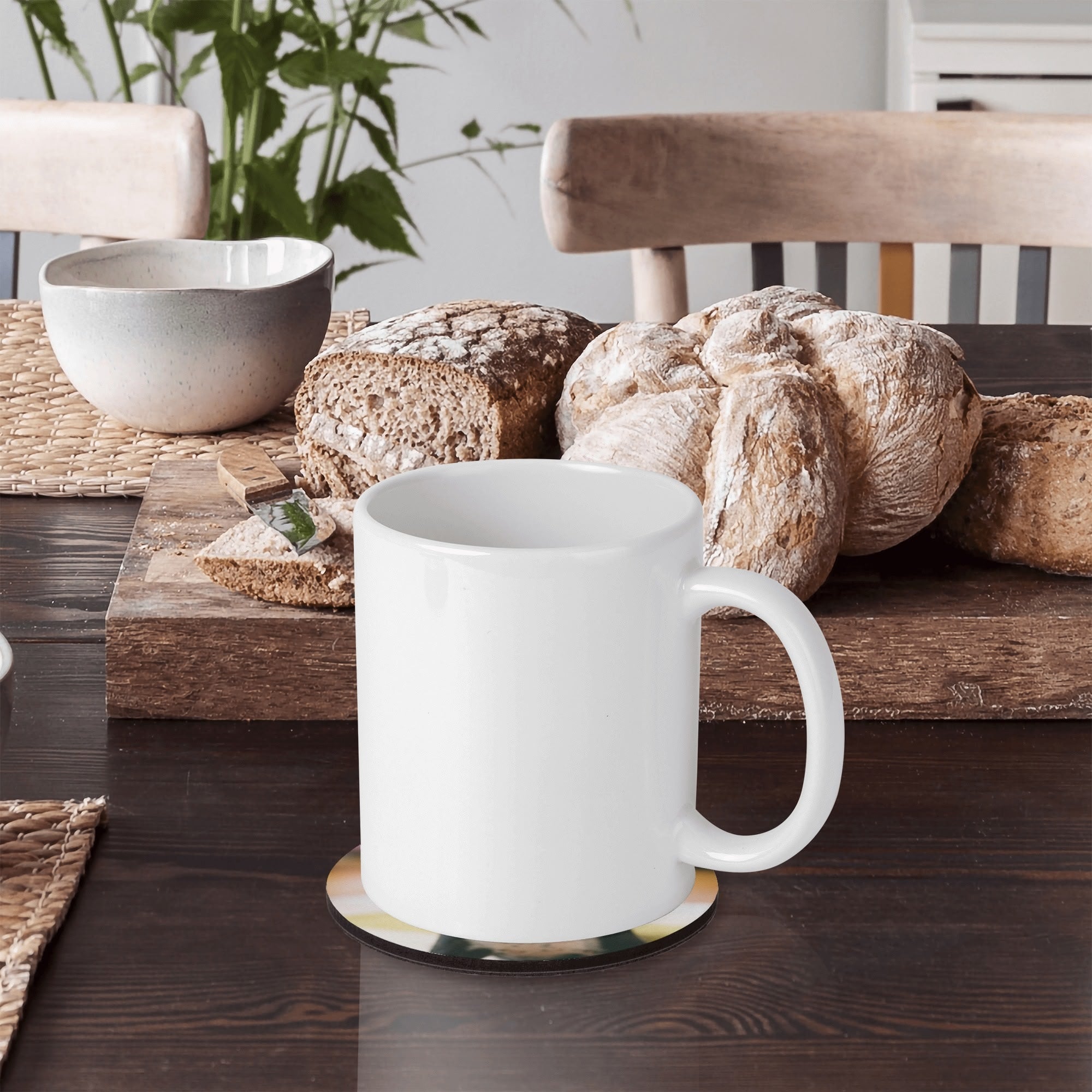 Custom Wood Coaster Using Dog Photo (4 Pcs)