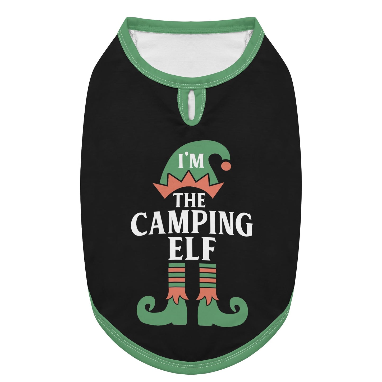 Christmas Camping Im The Camping Elf Dog Shirt