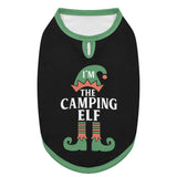 Christmas Camping Im The Camping Elf Dog Shirt