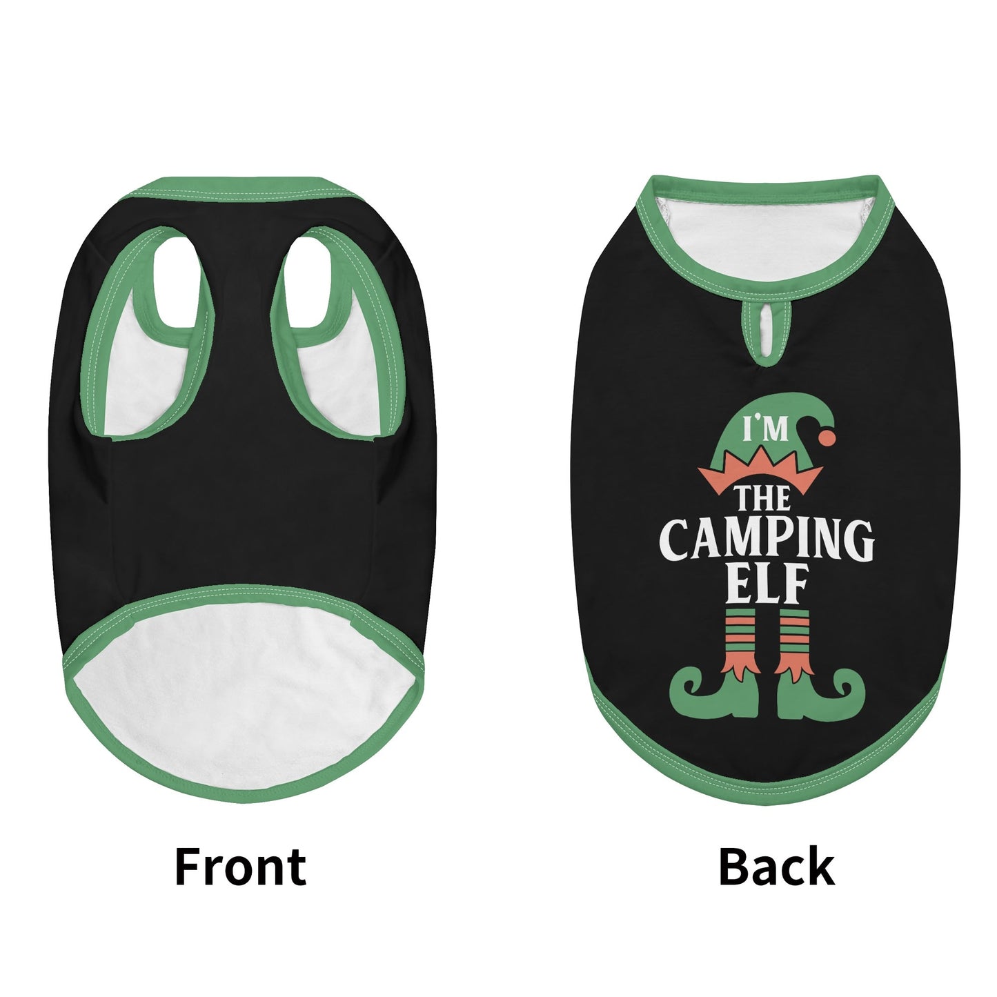 Christmas Camping Im The Camping Elf Dog Shirt