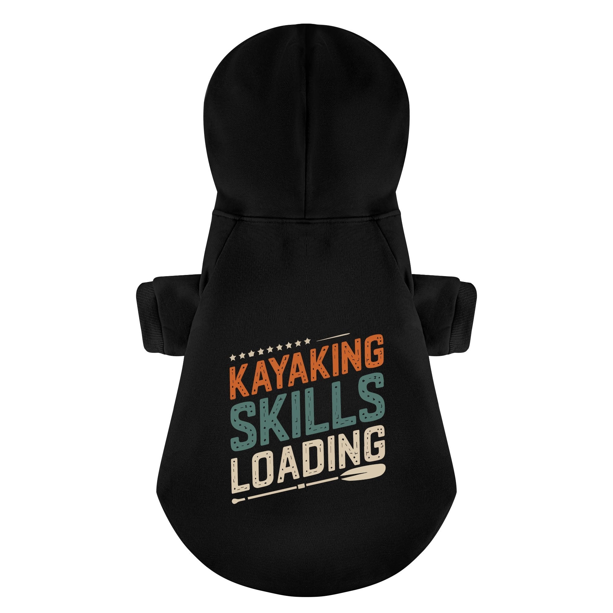 Kayaking Skills Loading 100% Cotton Dog Fleece Hoodie