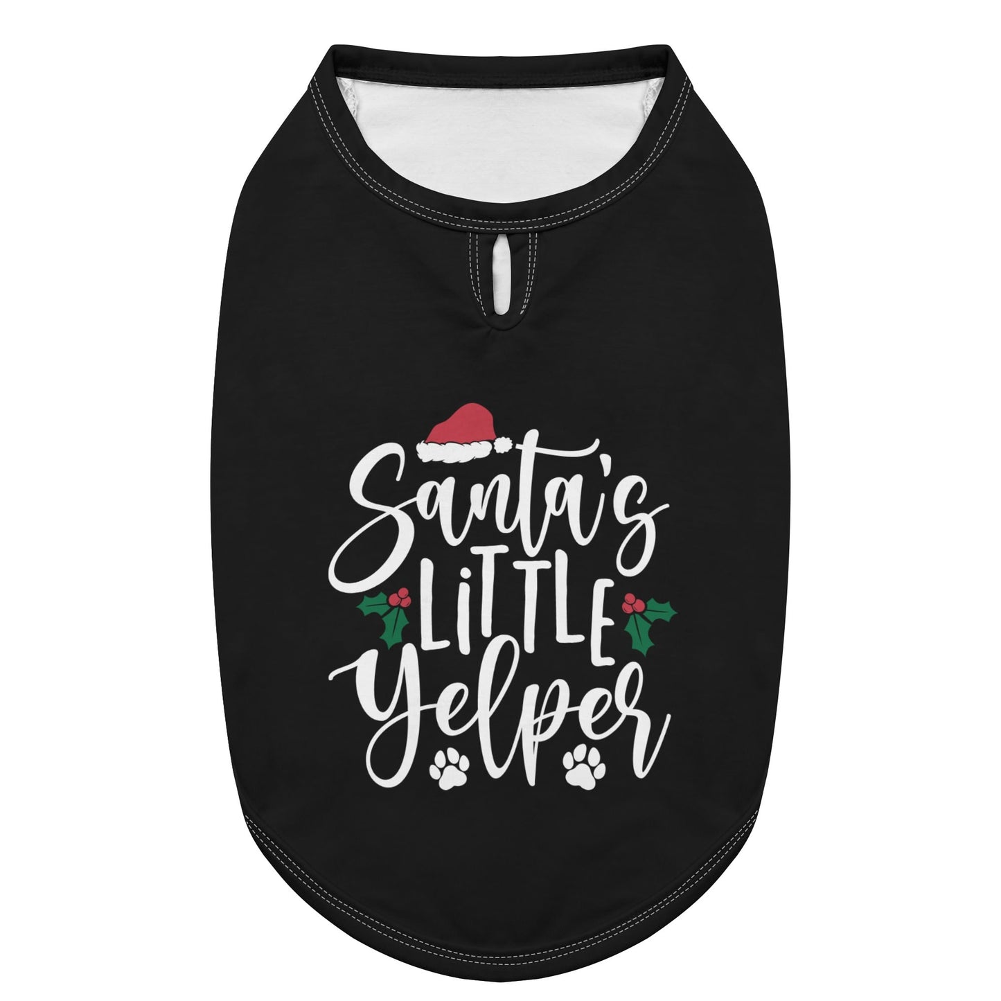 Santas Little Yelper Dog Shirt