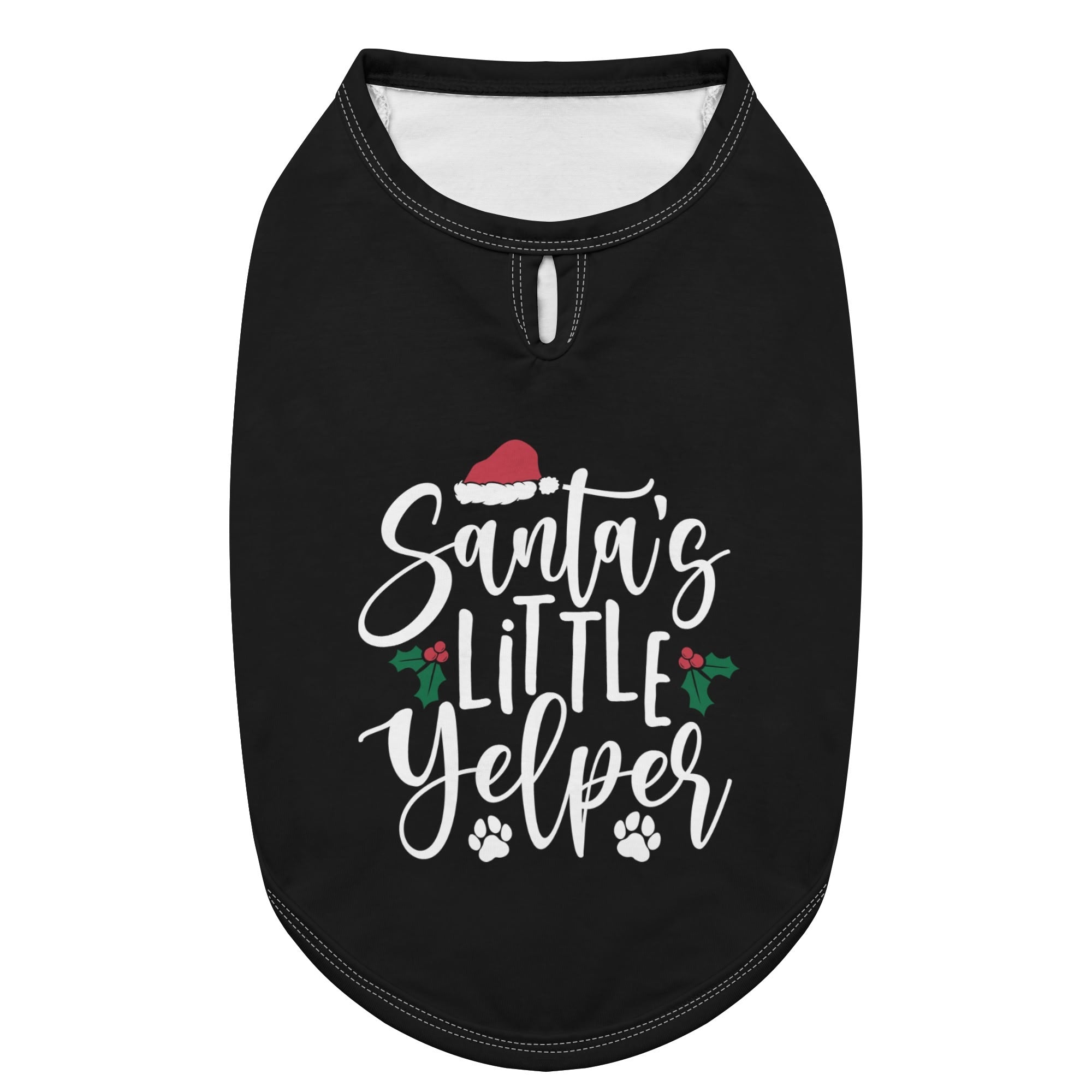 Santas Little Yelper Dog Shirt