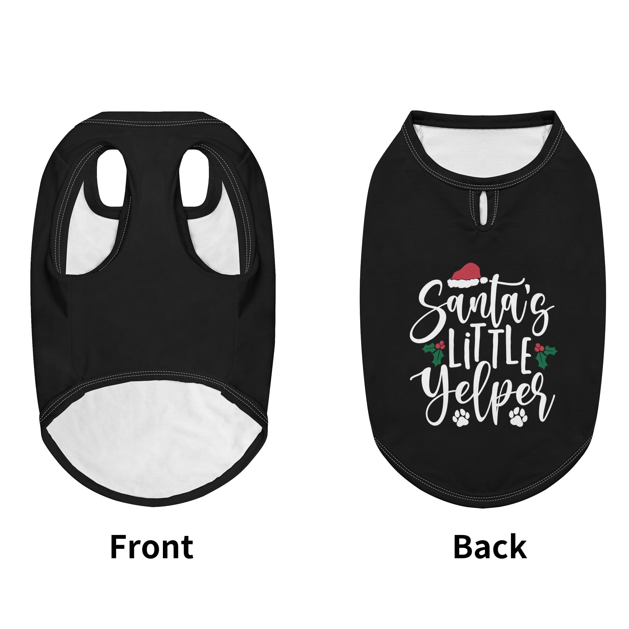 Santas Little Yelper Dog Shirt