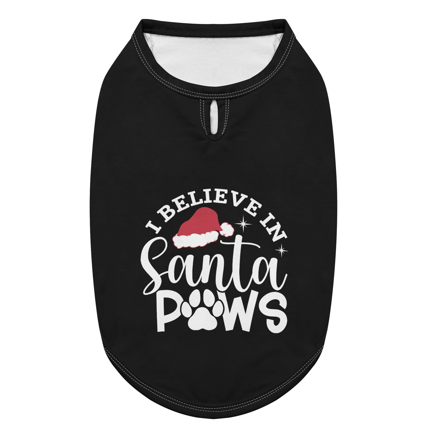 I Believe In Santa Paws Christmas Dog Shirt