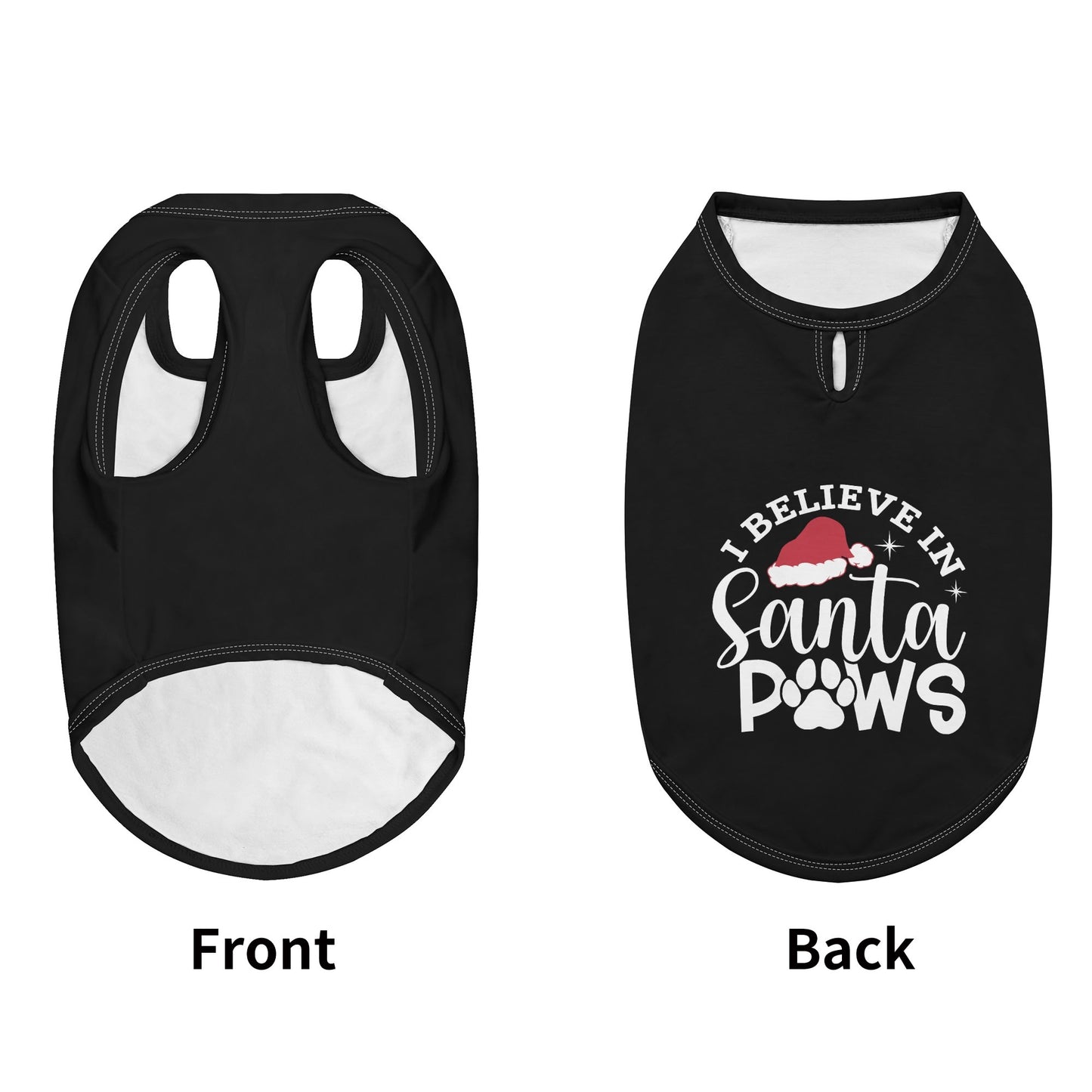 I Believe In Santa Paws Christmas Dog Shirt